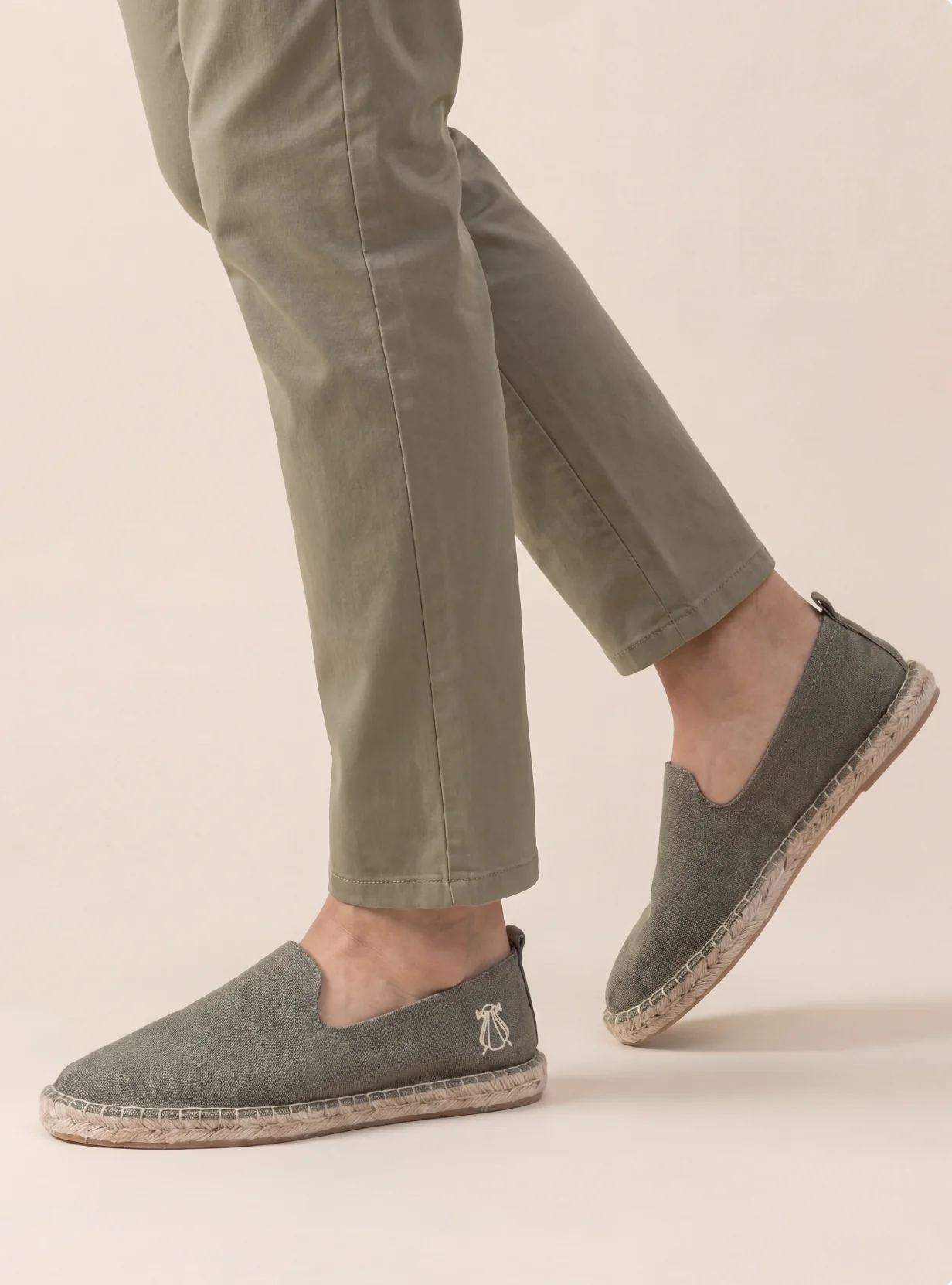 Alpargata Verde Kaki Hombre