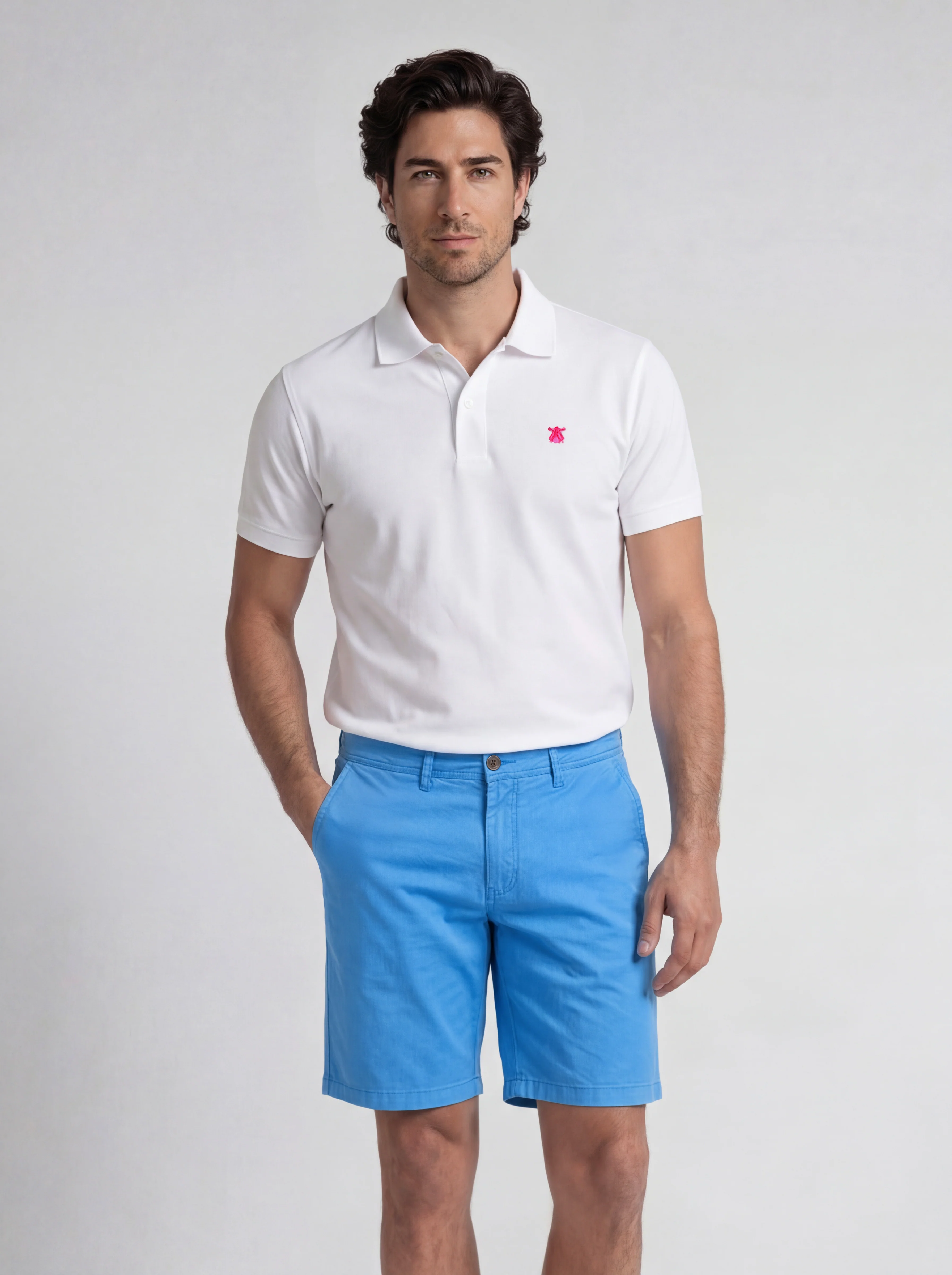 Bermuda Celeste Clásica Hombre