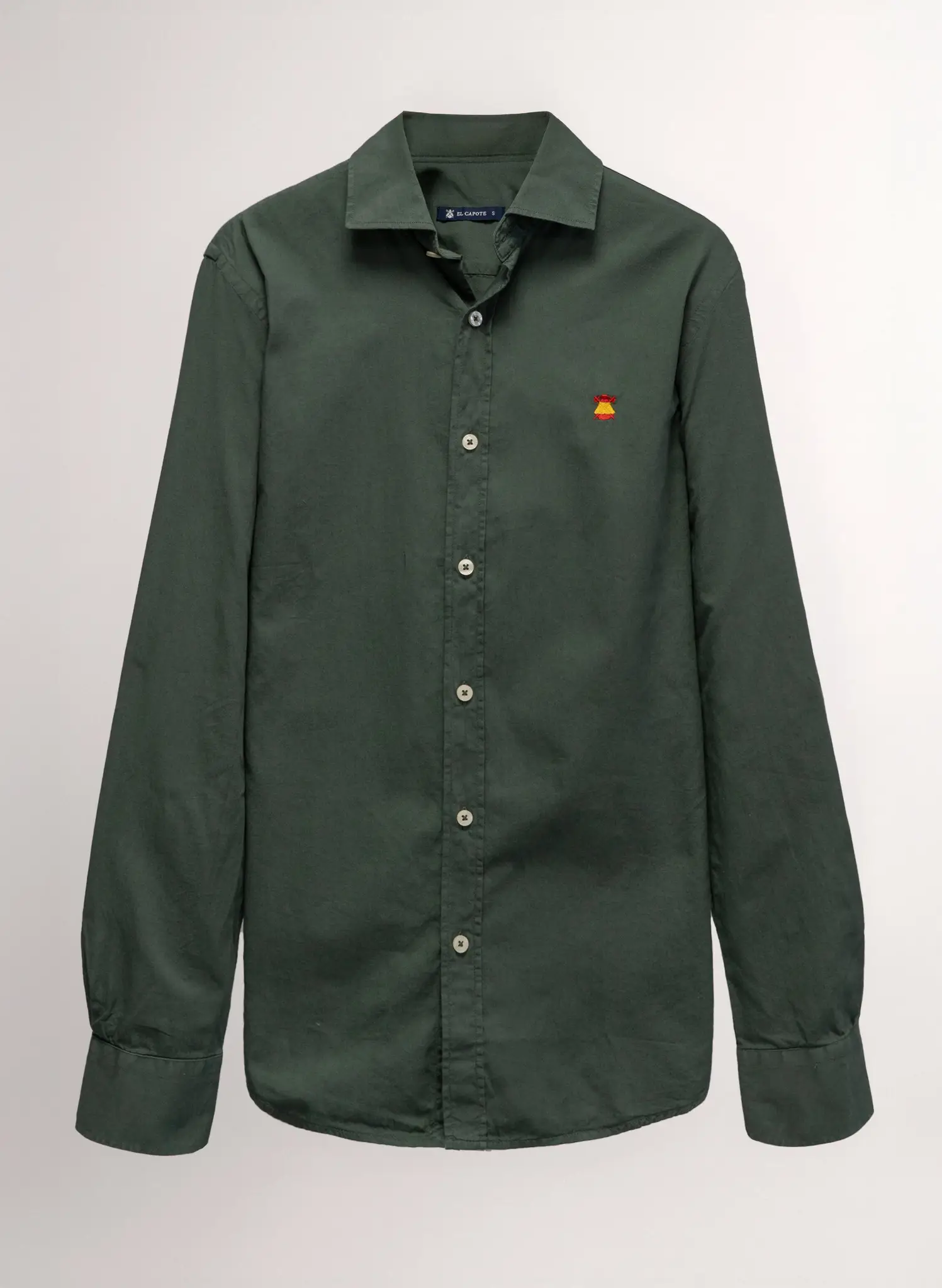 Camisa Kaki logo España Hombre - Image 2