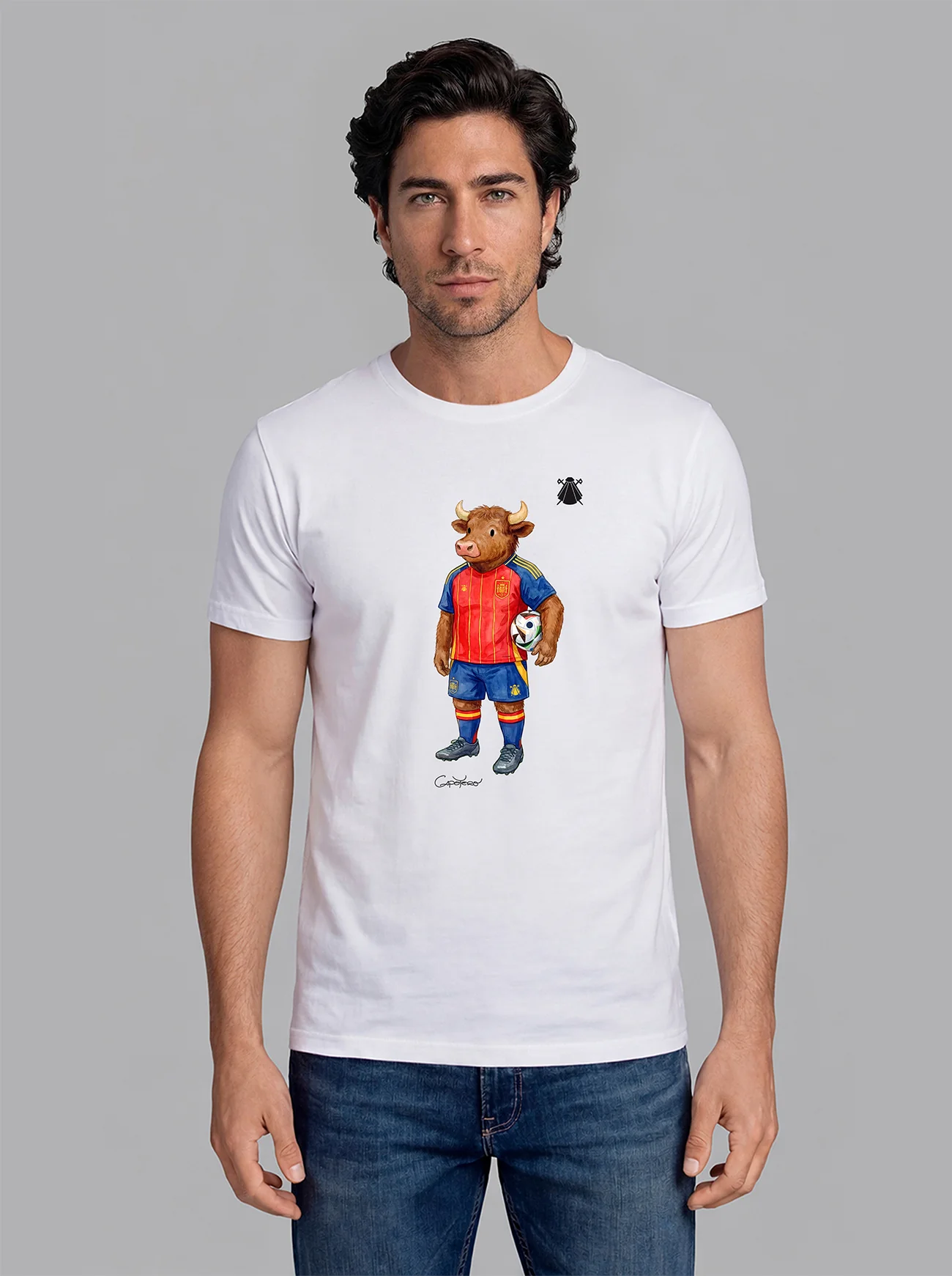 Camiseta Blanca Personalizable Hombre - Image 20