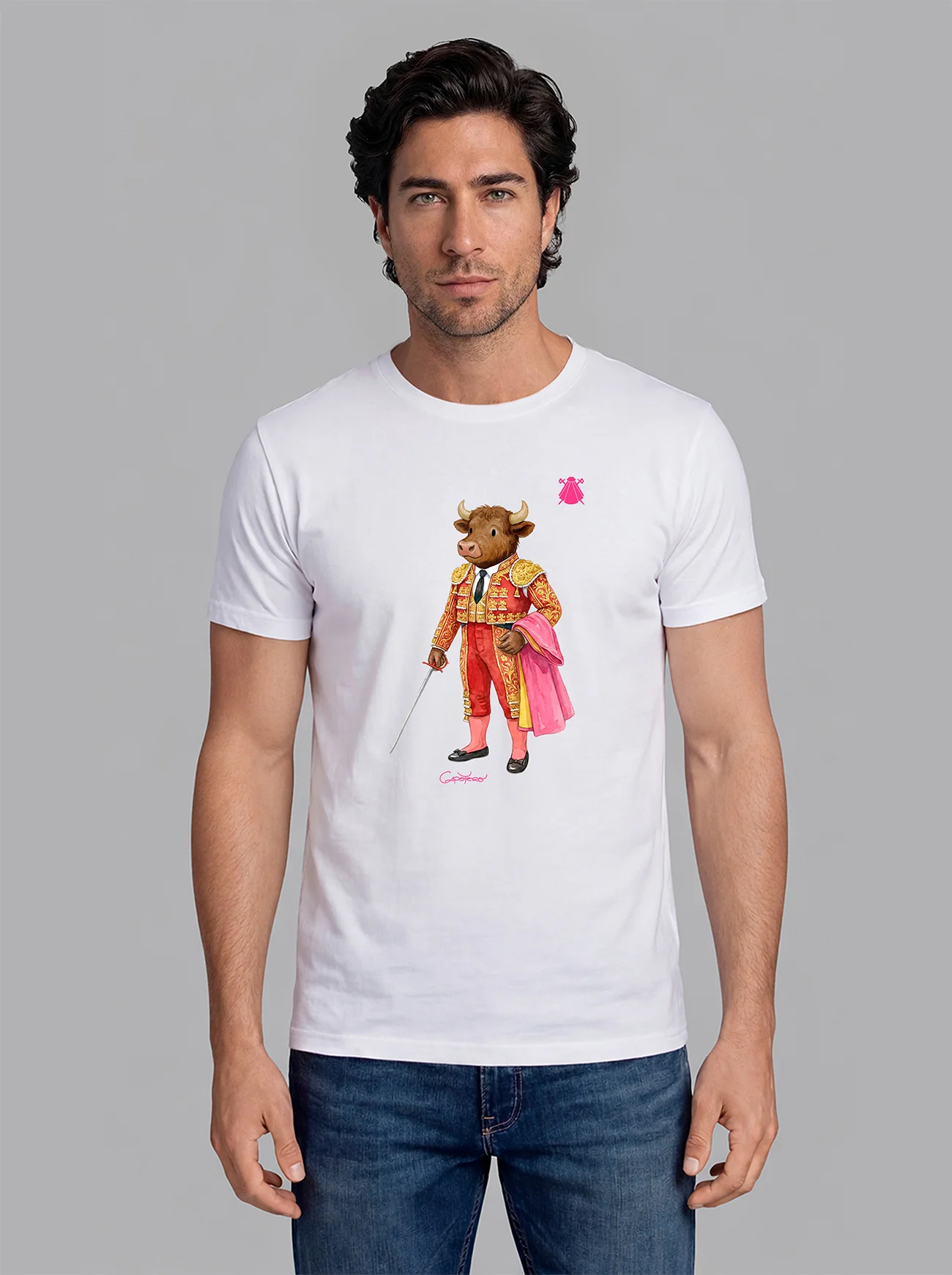 Camiseta Blanca Personalizable Hombre - Image 22