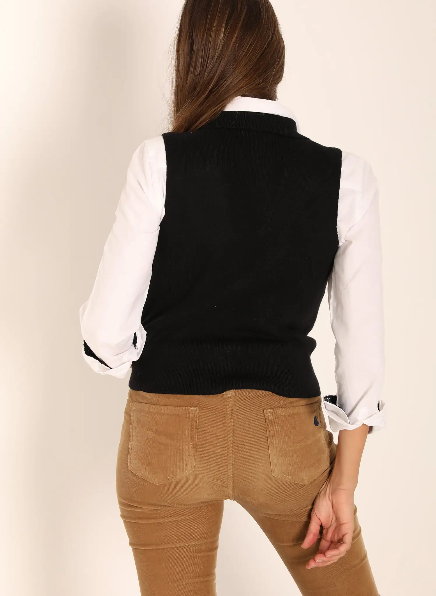 Chaleco Negro Mujer - Image 4