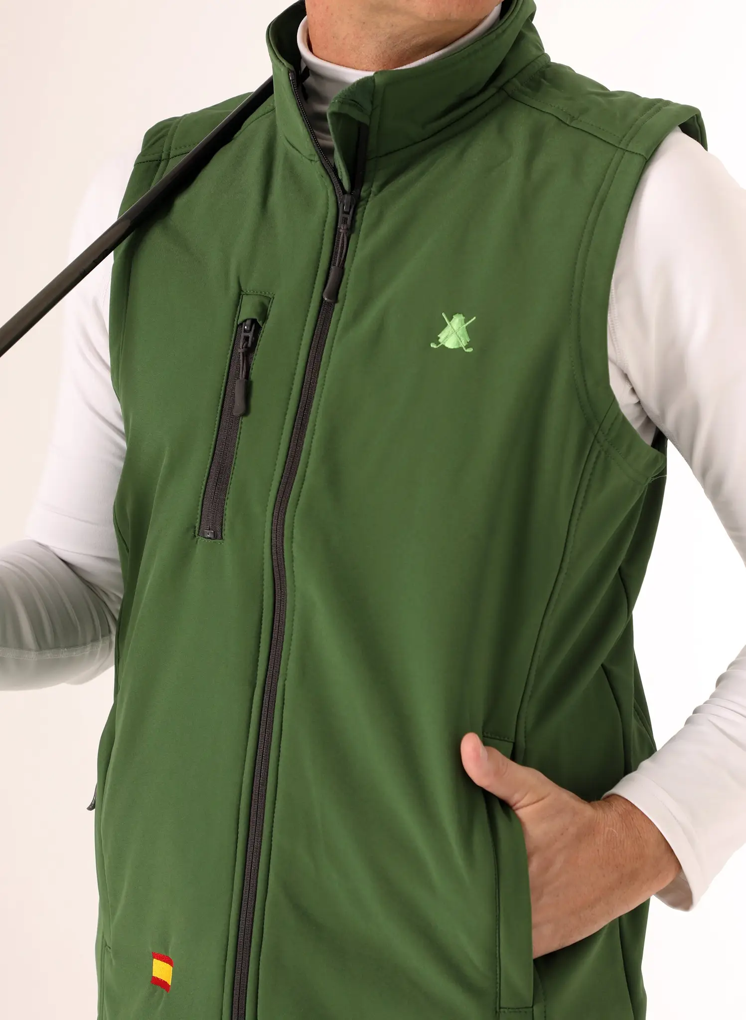Chaleco Técnico Soft Verde Hombre - Image 2