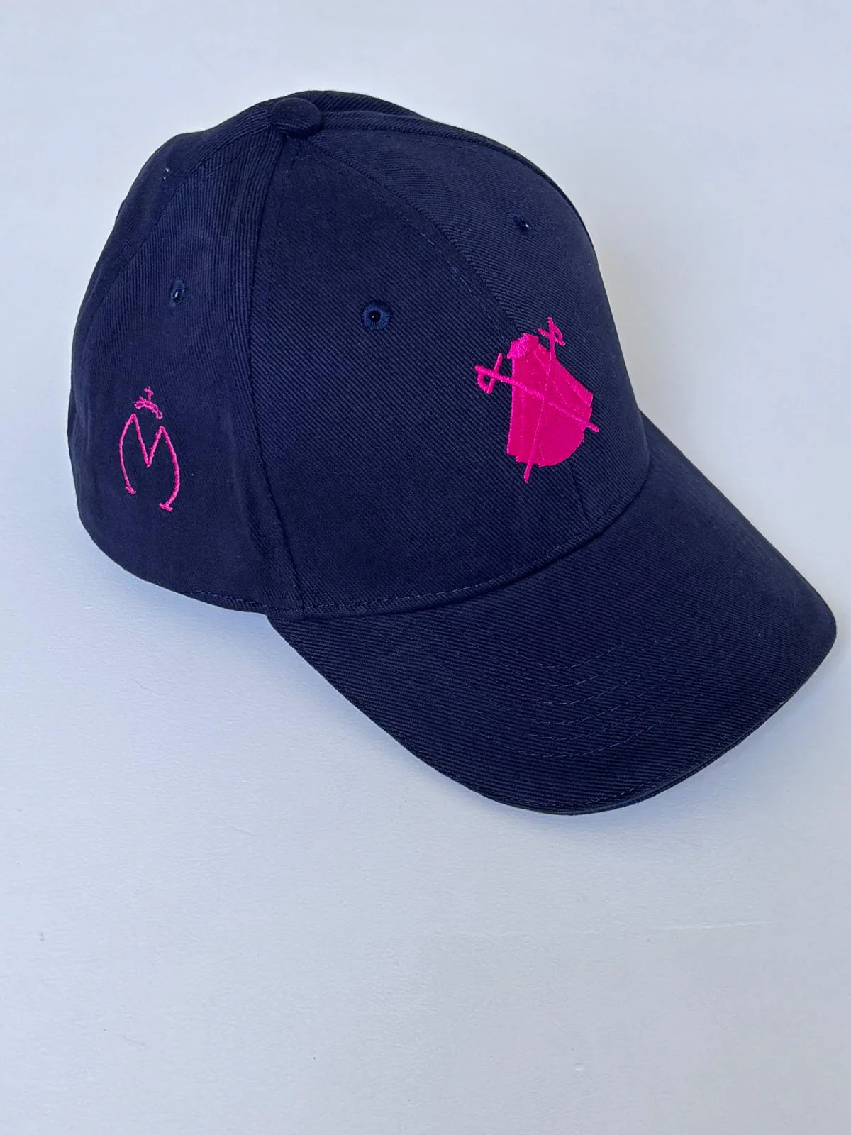 Gorra Morante Azul Capote Rosa