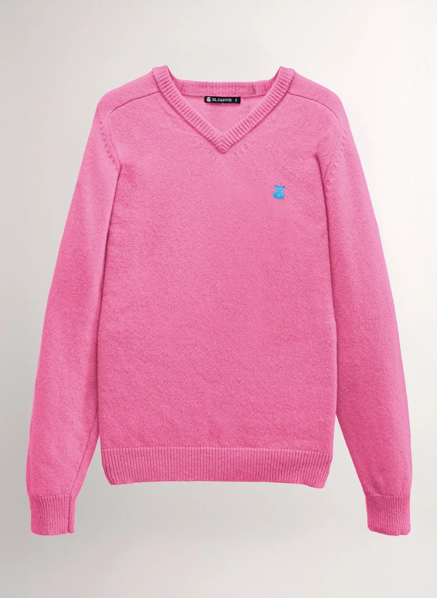 Jersey Lambswool Rosa Pico Hombre - Image 2