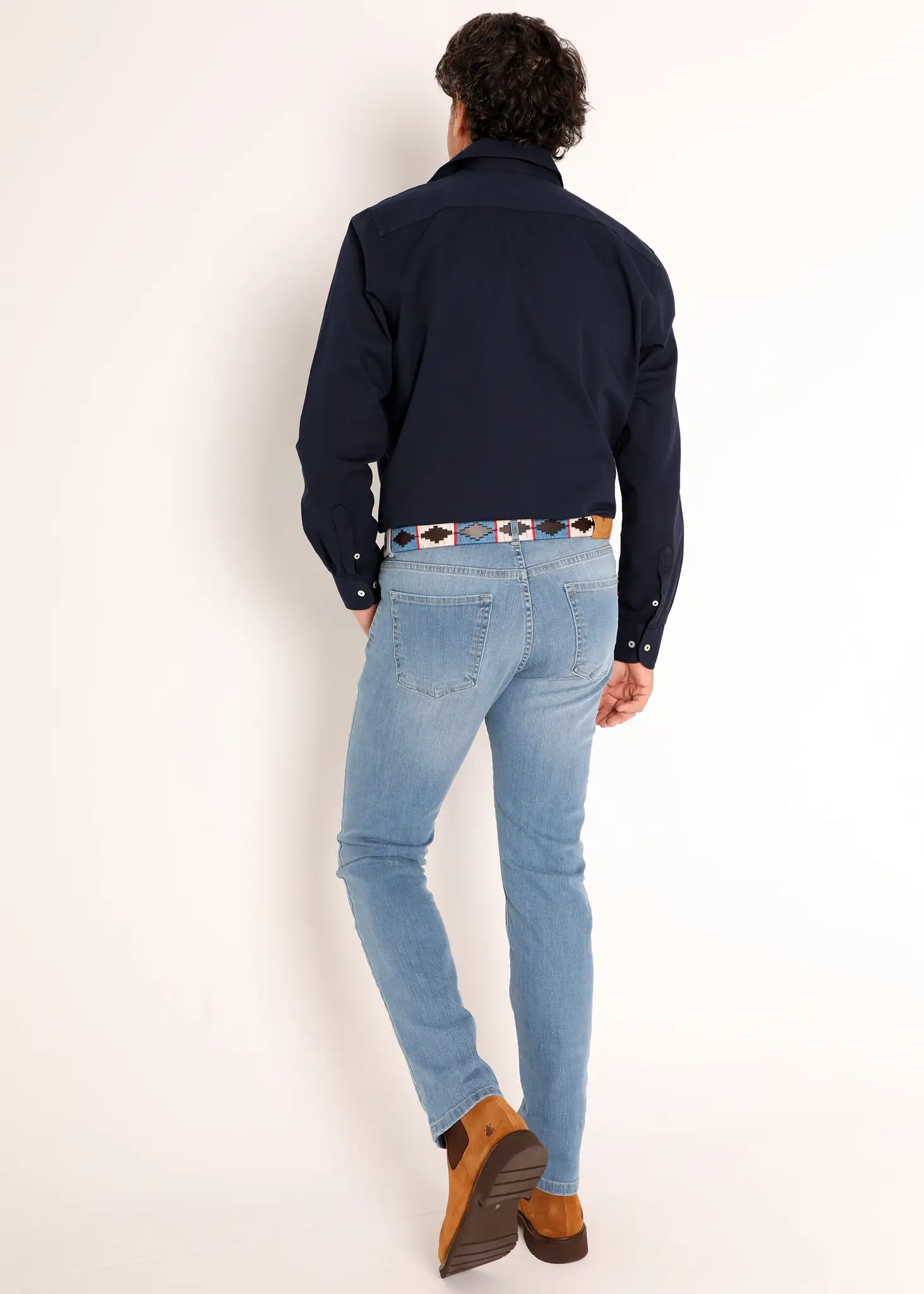 Pantalón Vaquero Desgastado Hombre - Image 2