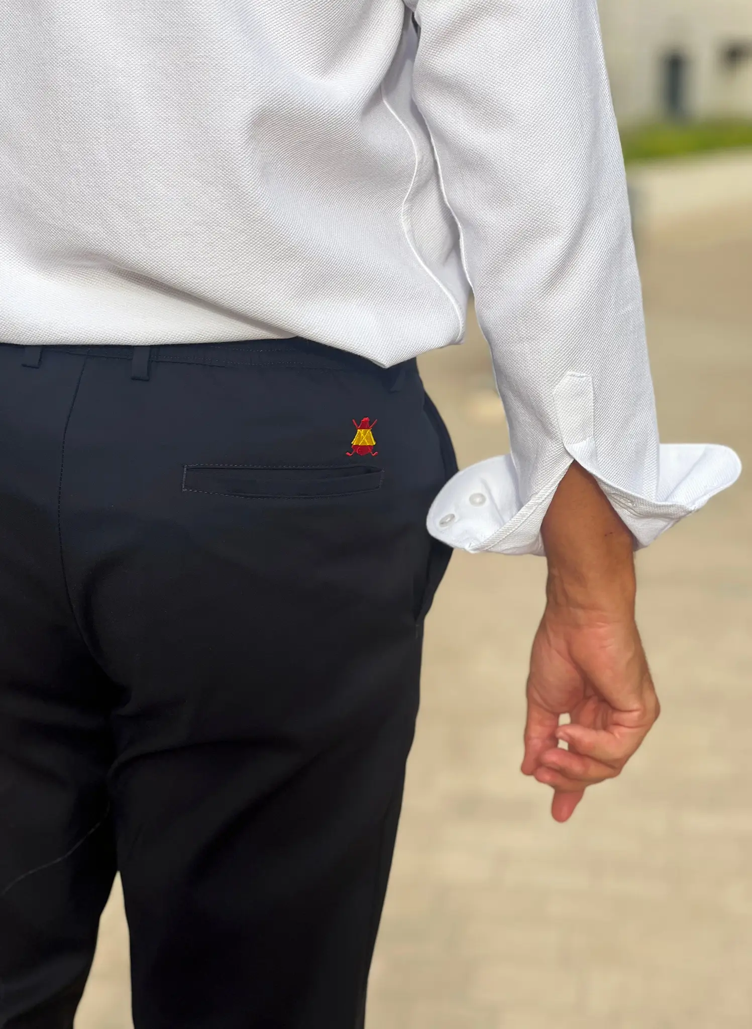 Pantalón Técnico Azul con Cordón Hombre España - Image 2