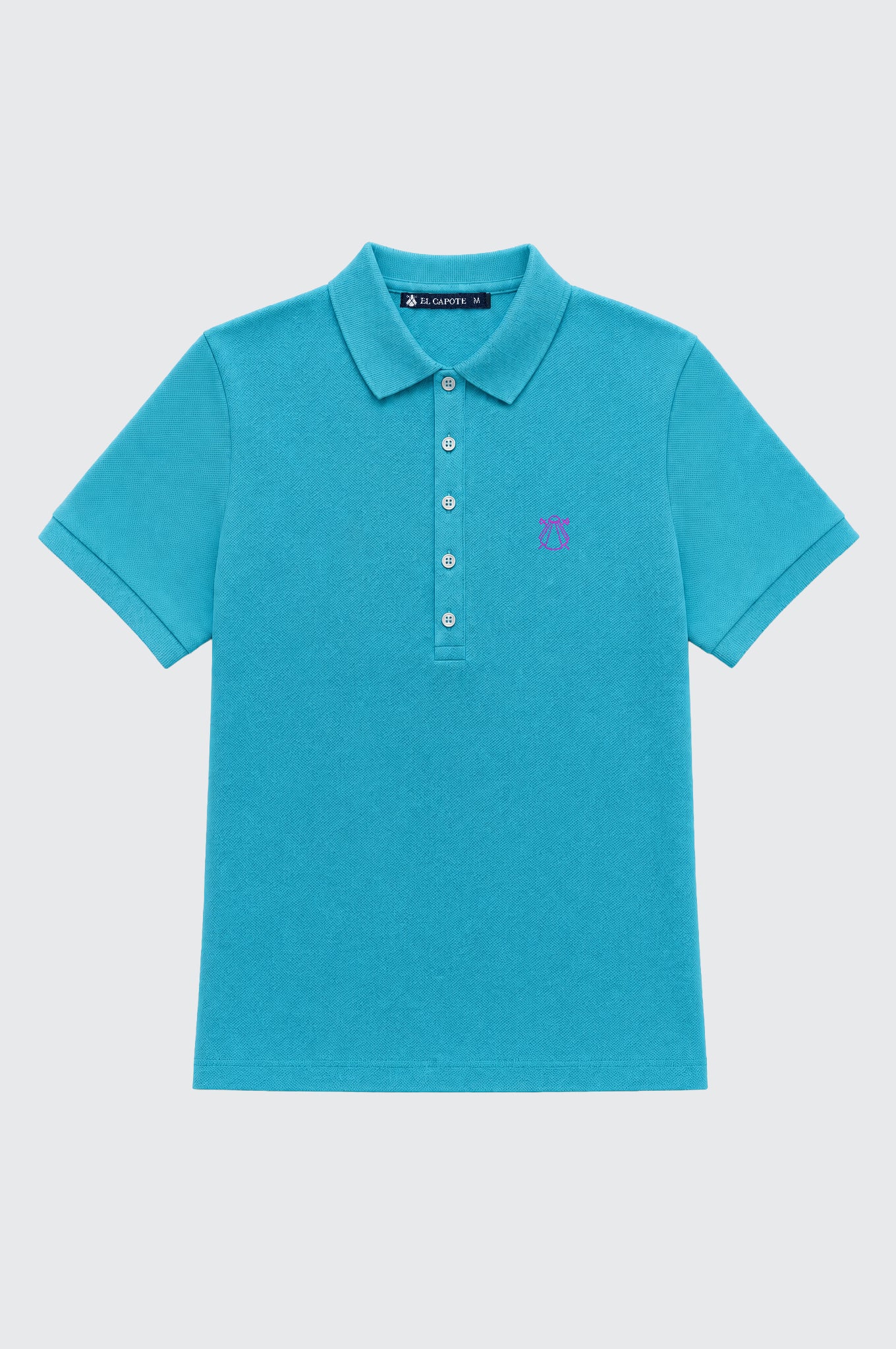 Polo Classic Azul Turquesa Mujer - Image 4