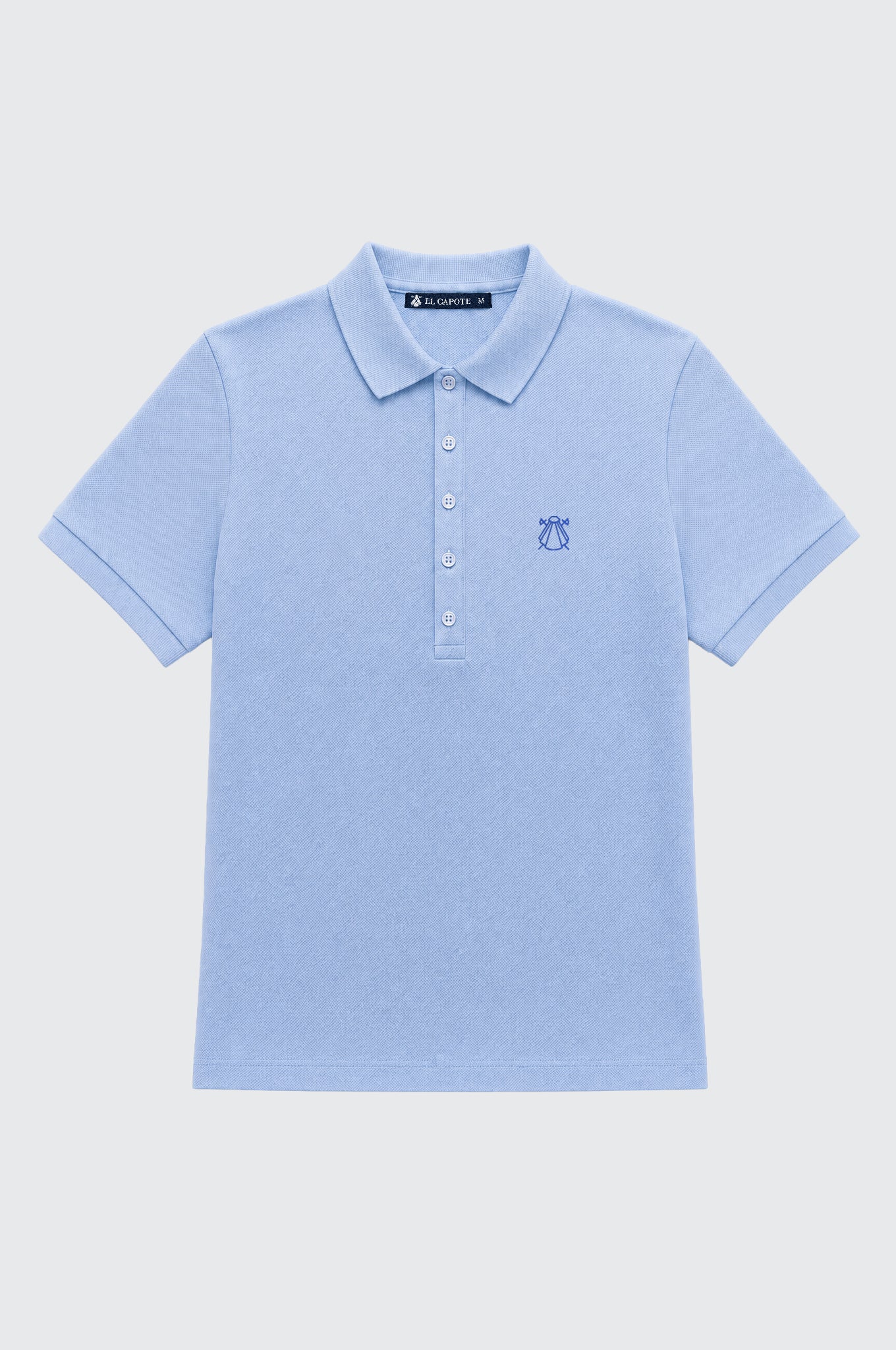 Polo Classic Celeste Mujer - Image 4