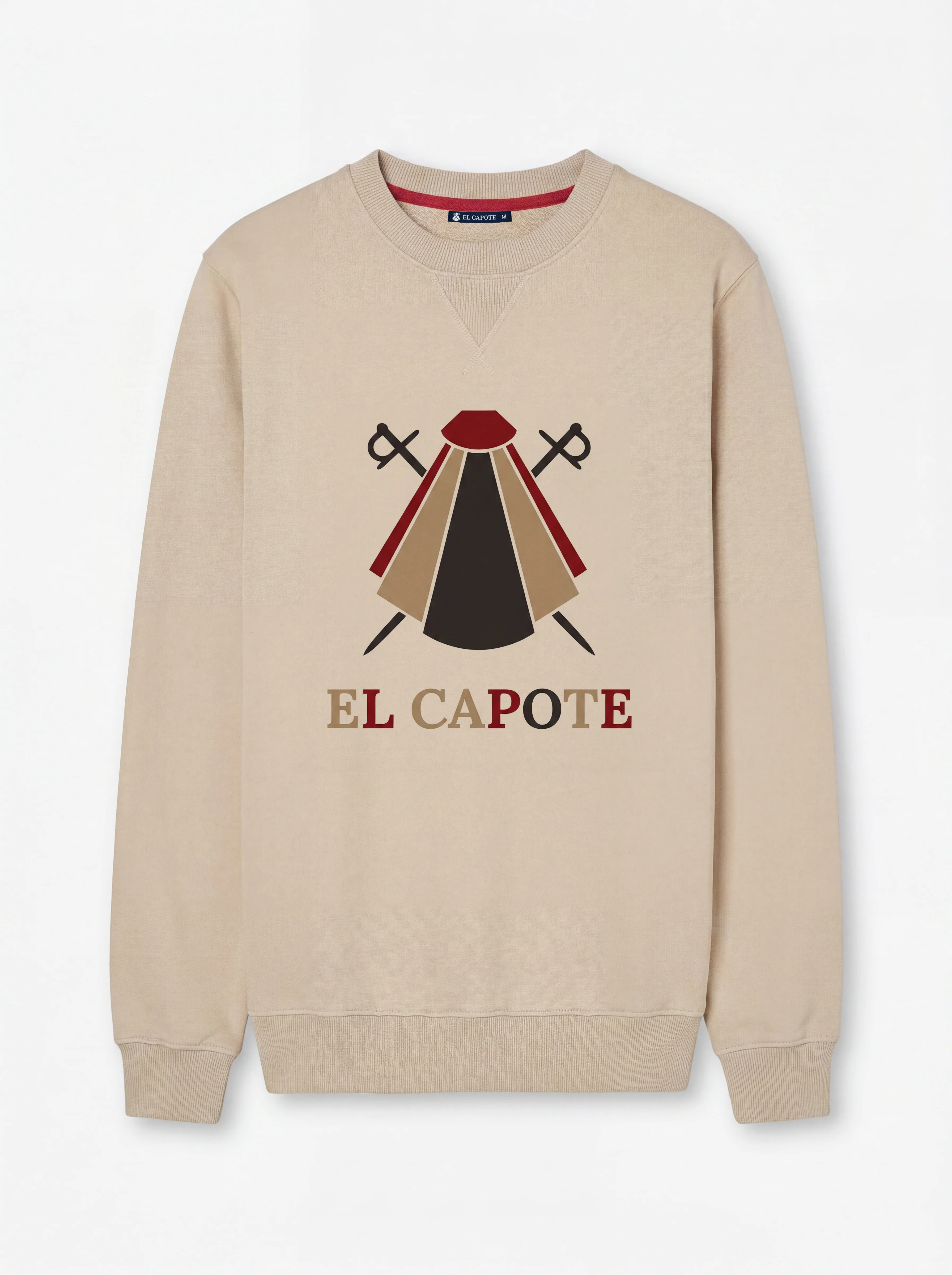 Sudadera Color Turrón El Capote Hombre - Image 2