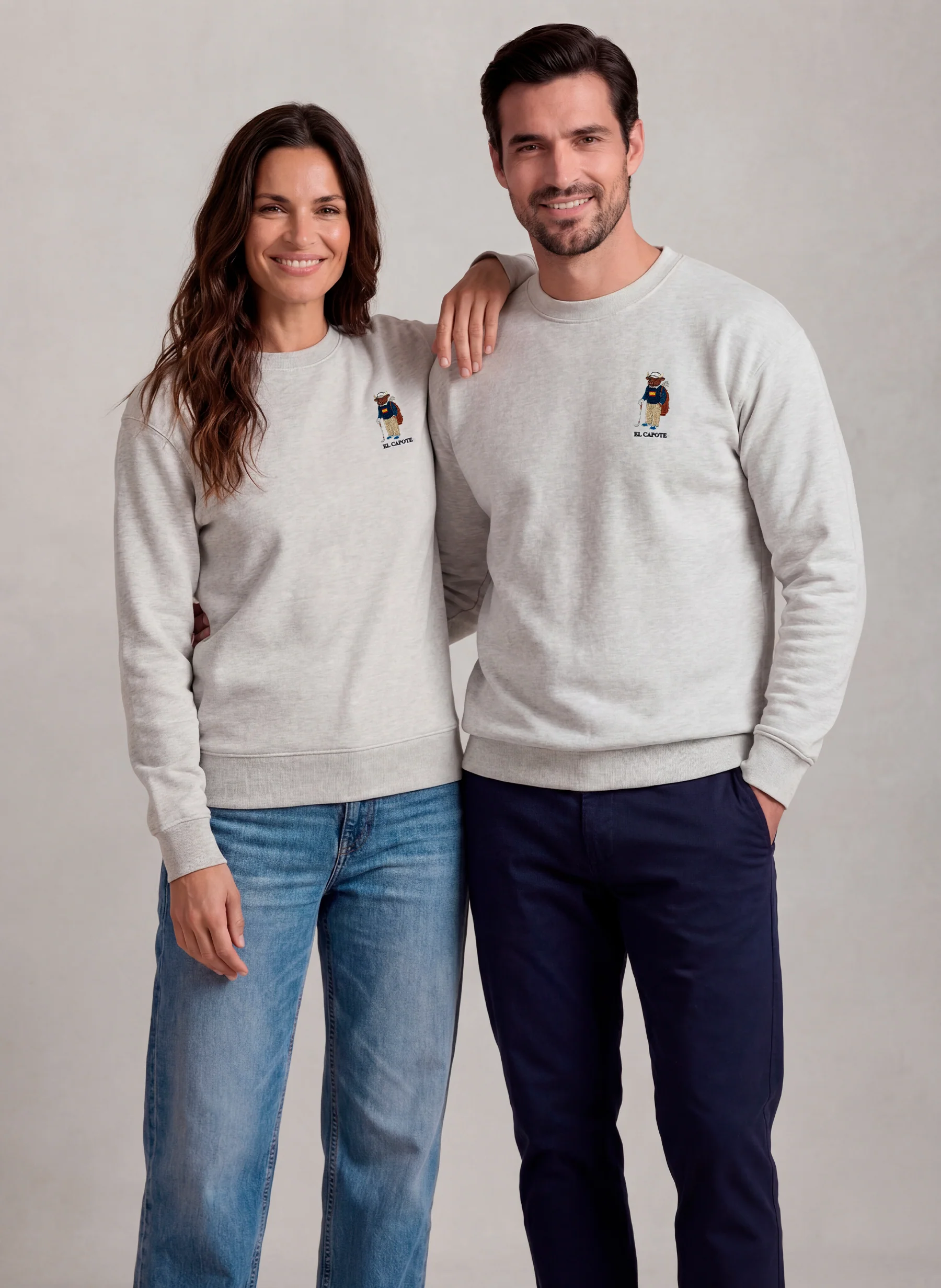 Sudadera Unisex Gris Torito Hombre - Image 3